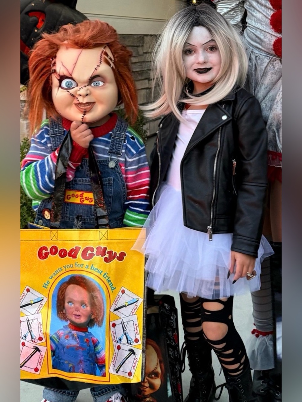 Tiffany Bride Chucky Girl 5-6 5T 6T H&M Costume Dress Zara Leather Boots Set Lot